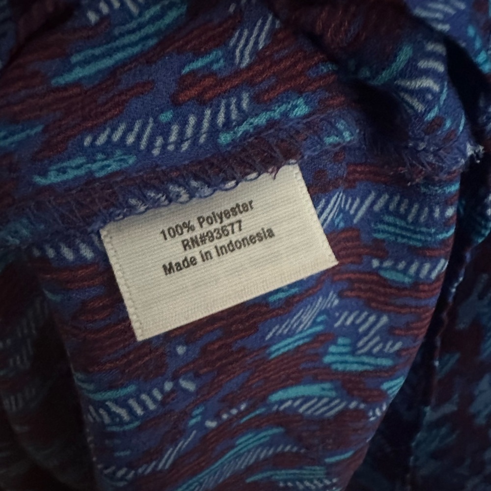 a.n.a Navy Patterned Women's Blouse - Picture 7 of 7